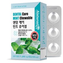 구강유산균 구취 제거 입냄새 잇몸 츄어블 캔디 30정x1박스 약 1개월분