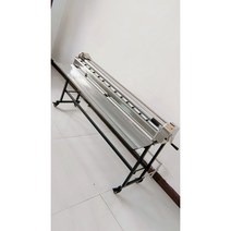 벽지 도배 풀칠 접착제 기계 롤러 코팅 기계 도배 풀 발라주는기계 도배기계, 탄소 섬유 회색 측면 패널 53 cm