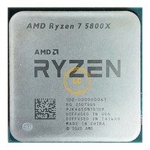해외 배송 AMD Ryzen 7 5800X R7 3.8 GHz 8 코어 16 스레드 CPU 프로세서 7NM L3 = 32M 100-000000063 소, 한개옵션0