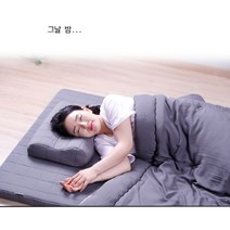 라비엘라 시크릿에어 베개 베개커버 시원한 통풍 에어코일 사계절, 차콜그레이