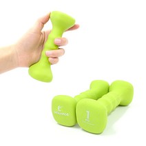 이지홈트 네오프렌 아령 세트, 2개, 1kg