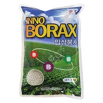 입상붕사 이노보락스 1kg 수용성붕소 붕사비료 퇴비 붕소결핍예방, 1개