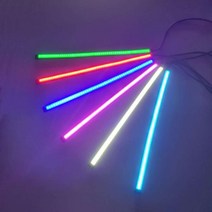 우리파파 12v 면발광 4way 컬러 무빙 LED바 30cm 45cm 60cm 싱글 CM-01, NO-1 화이트(1개)