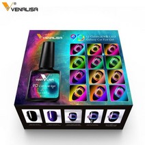 네일 아트 디자인 매니큐어 Venalisa 7.5ml 소크 오프 에나멜 9d 고양이 눈 마그네틱 젤 폴리시 UV 래커 바니시 신제품, 91001k, 01 91001k