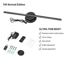 42cm 244led 팬 홀로그램 프로젝터 Wifi 광고 디스플레이 홀로그램 램프 플레이어 이미징 램프 3d 디스플레, 02 US Plug, 02 85W
