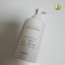 은율 데일리 케어 프레쉬 선크림 SPF46 PA+++, 100개, 300ml