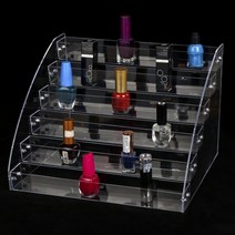 아크릴 6단 매니큐어 진열대 화장품정리 네일정리함