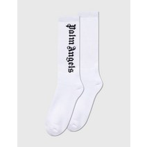 팜앤젤스 Palm Angels 버티컬 로고 양말 [해외 직배송]