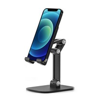 뷰씨 핸드폰 태블릿 4단 관절 거치대 스탠드 (2개구성), 블랙