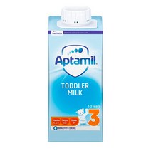 Aptamil 3 Toddler Milk Ready to Drink 1-3 Yrs 압타밀 3단계 토들러 밀크 액상분유 1-3살 200ml 12개입, 1팩