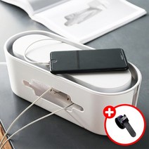 메이스 멀티탭 정리함 콘센트 전선 정리 책상 전기선 선반 보관함, 03.선 정리커버 2M 28mm-화이트