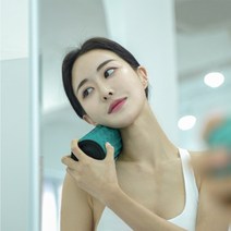 진동 폼롤러 비버그라운드 어깨 허리 스트레칭 필라테스 마사지 미니 폼플러 홈트레이닝 마사지롤러, 제이드