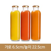 유리병 우유병 일자쥬스500ml (A), 1개, 전용골드