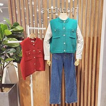 [에잇컨셉] 트위드조끼 C22J1FVE016 (2컬러)