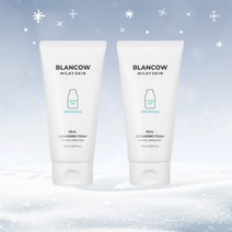 1+1 블랑카우 밀키스킨 리얼 우유 버블 저자극 약산성 노폐물제거 클렌징 폼 150ml