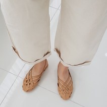 에스닉 뒷밴드 슬링백 샌들 2color (1cm)