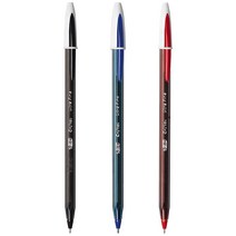 BIC 크리스탈 이그젝트 볼펜 0.7mm 낱개, 블루