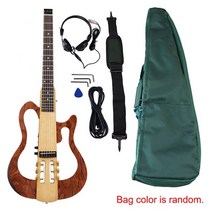 사일런트기타 크래프트기타 기타 one side 접이식 클래식 사일런트 6 string 39 inch full canada 매트 메이플 우드 바디 사일런트 클래식 스피커 포함, m3 헤드리스 모델, 39인치