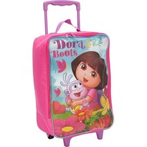 Nickelodeon Dora the Explorer Suitcase Rolling Luggage Large Pilot Case, 1개