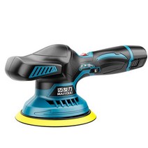 차량용 폴리싱 무선 광택기 왁싱기 핸즈, 6인치(배터리 2개 및 충전기 1개) 21V