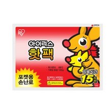 아이리스 포켓 손난로 핫팩 100g, 30개