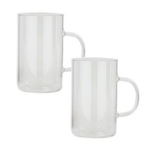 내열유리 머그컵 300 430 530ml 세트, 룰루홈 내열유리 머그컵 530ml 2