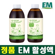 에버미라클 정품 자연 EM 활성액 1000ml 500ml, 2개
