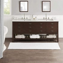 해외 Madison Park Signature Splendor 양면 100% 면 터프트 욕실 러그-3000 GSM 호텔 품질 럭셔리 플러시 하이 파일 매트 흡수성 빠른 건조 샤, White