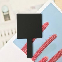 심플 사각 손거울(small) 휴대용손거울-72394EA 와이조이굿샵, 와이조이굿샵 2 블랙