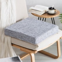 usb 온열방석 전기방석35d 플러스 하드 고밀도 스폰지 소파 쿠션 솔리드 우드 창 수, 회색, 45x45cm 5cmt