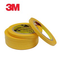 3M 내열마스킹테이프 244 20mm 24mm 30mm 40mm 48mm X 50M 자동차도장 3D프린터용 종이테이프, 30mmX50M