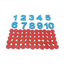 어린이 나무 몬테소리 숫자 1-9000 학습 카드 수학 교구 미취학 아동 조기 교육 교육 완구, B