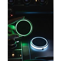 수입차 부품 튜닝 렉서스 호환 장치 1pcs led 컵 홀더 바닥 패드 자동 코스터 인테리어 액세서리 i10 i20 i30 i40 ix20 ix35 투손 솔라리스 액센트 17, 르노용