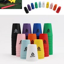 스피드 스포츠 게임 스택스 순발력 테스트 스태킹 컵쌓기 12P, 그린12p