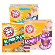 암앤해머 캣리터 6.35kg x 3개 슈퍼스쿱 더블듀티 벤토나이트모래, 더블듀티  3개