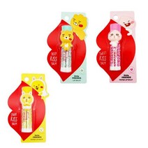 어피치핑크 라이언무색 무지레드 립밤 택1 여자립밤 입술보호제 유아립밤, 상세페이지참조, 온더바디 키스미 틴티드립밤 라이언