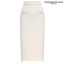 미니멈 스티치 트위드 니트 스커트 MVBAKS4390 IV