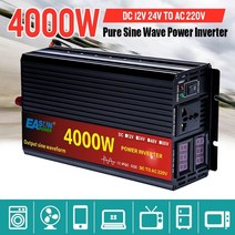 태양광인버터 2kw 3kw 4kw 5kw 순수 사인파 12v 24v 220v 전압 변압기 전원 dc 12v to ac 230v 변환기 2 led 디스플레이, 5000w