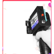 라벨 프린터 휴대용 핸디행 잉크젯 날짜 바코드 인쇄, 블루 잉크