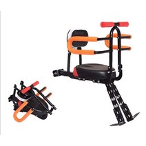 자전거유아안장 어린이 안장 접이식 좌석산악 방수 및 앞 좌석접이식 안전 두꺼운 좌석, 01 as picture