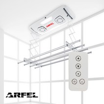 본사직영 아르펠 마르미 자동 전동빨래건조대 A4010-R 베란다 천장형, 기본(하강길이1000mm), 직접설치12시이전주문시당일출고), 이불걸이봉A 1개+후크 2개