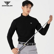 DW6300M 남자 라운딩 기능성 골프웨어 반집업 티셔츠, 단품, 쿠팡 본상품선택
