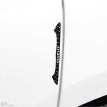 JS automotive 제네시스GV60 GV70 GV80 G70 G80 옆차 차량 문콕 기스 스크래치 방지 도어엣지 실외 익스테리어 카악세사리 용품, 블랙카본(4P)