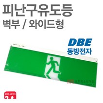 동방전자산업 피난구유도등 벽부 와이드형 비상구 LED