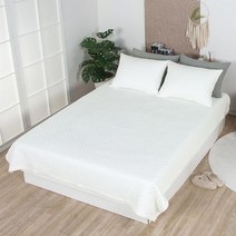 천솜이 리즈 다이아 60수아사 피그먼트워싱 순면이불겸침대패드(고정밴드 없음 SS/Q/K/LK)8종모음, 차콜