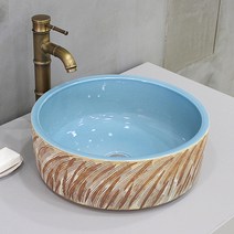 터치 도자기볼세면기 탑볼세면기, 1개