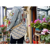 히피가방 친환경 DIY 와유백 비건 핸드백 사이즈 수입 손뜨개가방 콜롬비아 와유백 모칠라백 복조리백