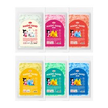 케피 매직샌드 500g 영유아 모래놀이 촉감놀이, A세트(화이트+핑크+옐로우)