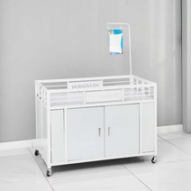 매장 진열대 노점 편의점 선반 접이식 의류 행사매대, 상세이페이지 참고, 대형 화이트 레드