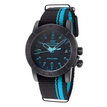 Glycine 글라이신 남성 에어맨 월드타이머 42mm 쿼츠시계 393513